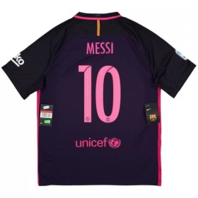 Barcelona Messi 10 2016-17 Retro Udebane - Fodboldtrøjer (S/S)