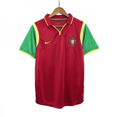 Portugal Retro Hjemme 1998 - Fodboldtrøjer (S/S)