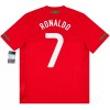 Portugal Ronaldo 7 2010 Retro Hjemme - Fodboldtrøjer (S/S)