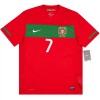 Portugal Ronaldo 7 2010 Retro Hjemme - Fodboldtrøjer (S/S)