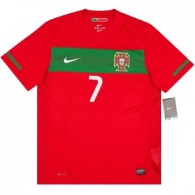 Portugal Ronaldo 7 2010 Retro Hjemme - Fodboldtrøjer (S/S)