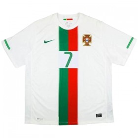 Portugal Ronaldo 7 2010 Retro Udebane - Fodboldtrøjer (S/S)