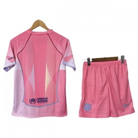 Barcelona Børn 2025-26 Pink - Fodboldtrøjer Speciel (S/S)