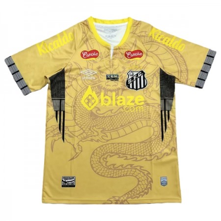 Santos FC Dragon 2025-26 Gul - Fodboldtrøjer (S/S)