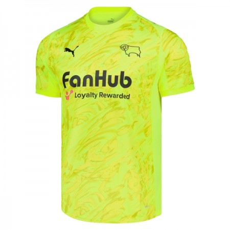 Derby County Målmand 2025-26 Gul - Fodboldtrøjer (S/S)