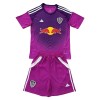 Leeds United Målmand Børn 2025-26 Lilla - Fodboldtrøjer (S/S)