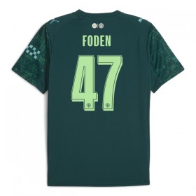 Manchester City Foden 47 EA Sport Fjerde 2025-26 - Fodboldtrøjer (S/S)