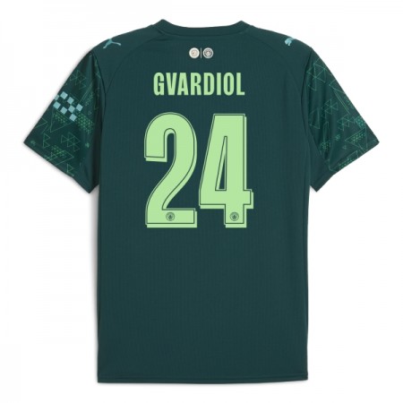 Manchester City Gvardiol 24 EA Sport Fjerde 2025-26 - Fodboldtrøjer (S/S)