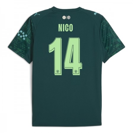 Manchester City Nico 14 EA Sport Fjerde 2025-26 - Fodboldtrøjer (S/S)