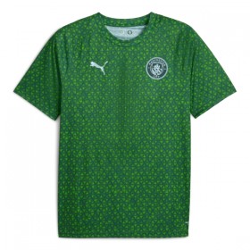 Manchester City Pre-Match 2025-26 Grøn - Fodboldtrøjer (S/S)
