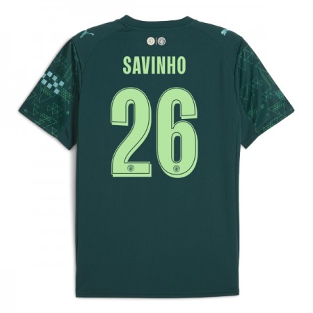Manchester City Savinho 26 EA Sport Fjerde 2025-26 - Fodboldtrøjer (S/S)