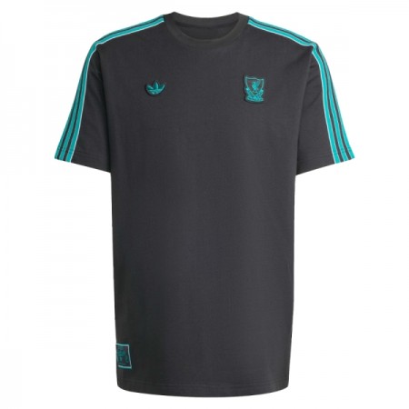Liverpool Terrace Icons 2025-26 Sort - Fodboldtrøjer (S/S)