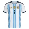 Argentina De Paul 7 Børn Hjemme VM 2026 - Fodboldtrøjer (S/S)