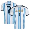 Argentina De Paul 7 Hjemme VM 2026 - Fodboldtrøjer (S/S) Argentina De Paul 7 Hjemme VM 2026 - Fodboldtrøjer (S/S)