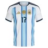 Argentina Garnacho 17 Hjemme VM 2026 - Fodboldtrøjer (S/S)