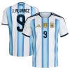 Argentina J. Alvarez 9 Hjemme VM 2026 - Fodboldtrøjer (S/S)