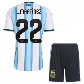 Argentina Lautaro Martinez 22 Børn Hjemme VM 2026 - Fodboldtrøjer (S/S)