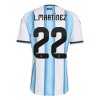 Argentina Lautaro Martinez 22 Børn Hjemme VM 2026 - Fodboldtrøjer (S/S)