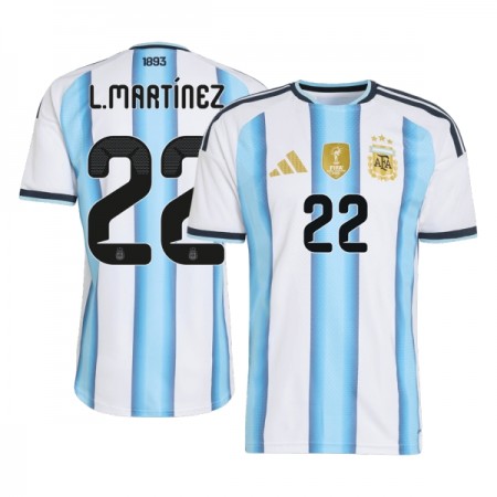 Argentina Lautaro Martinez 22 Hjemme VM 2026 - Fodboldtrøjer (S/S) Argentina Lautaro Martinez 22 Hjemme VM 2026 - Fodboldtrøjer (S/S)