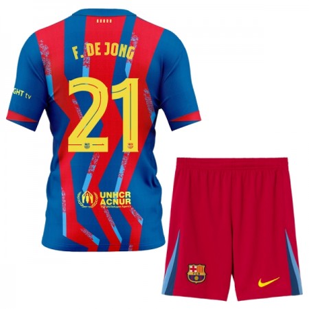 FC Barcelona Frenkie de Jong 21 Børn Fjerde 2025-26 - Fodboldtrøjer (S/S)