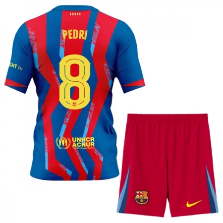 FC Barcelona Pedri 8 Børn Fjerde 2025-26 - Fodboldtrøjer (S/S)