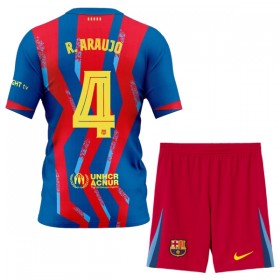 FC Barcelona R. Araujo 4 Børn Fjerde 2025-26 - Fodboldtrøjer (S/S)