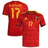 Belgien De Ketelaere 17 Hjemme VM 2026 - Fodboldtrøjer (S/S)