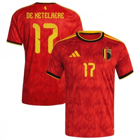 Belgien De Ketelaere 17 Hjemme VM 2026 - Fodboldtrøjer (S/S)