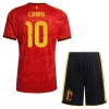 Belgien Lukaku 10 Børn Hjemme VM 2026 - Fodboldtrøjer (S/S)