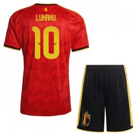 Belgien Lukaku 10 Børn Hjemme VM 2026 - Fodboldtrøjer (S/S)