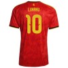 Belgien Lukaku 10 Børn Hjemme VM 2026 - Fodboldtrøjer (S/S)