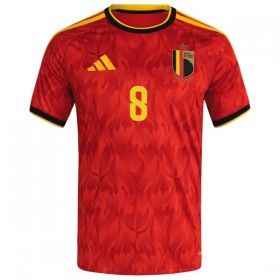 Belgien Tielemans 8 Hjemme VM 2026 - Fodboldtrøjer (S/S)