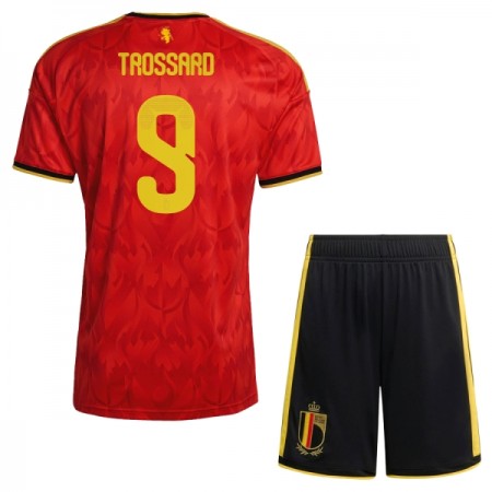 Belgien Trossard 9 Børn Hjemme VM 2026 - Fodboldtrøjer (S/S)