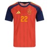 Spanien Cucurella 22 Hjemme VM 2026 - Fodboldtrøjer (S/S)