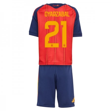 Spanien OYARZABAL 21 Børn Hjemme VM 2026 - Fodboldtrøjer (S/S)