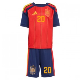 Spanien Pedri 20 Børn Hjemme VM 2026 - Fodboldtrøjer (S/S)