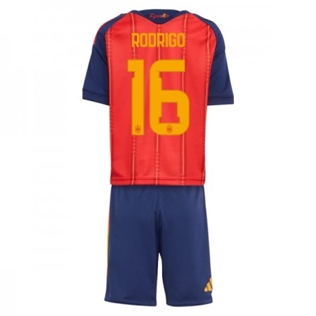 Spanien Rodrigo 16 Børn Hjemme VM 2026 - Fodboldtrøjer (S/S)