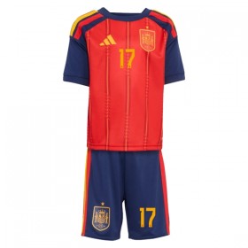 Spanien Williams JR 17 Børn Hjemme VM 2026 - Fodboldtrøjer (S/S)