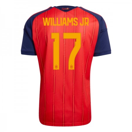 Spanien Williams JR 17 Hjemme VM 2026 - Fodboldtrøjer (S/S)