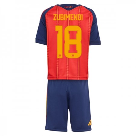 Spanien ZUBIMENDI 18 Børn Hjemme VM 2026 - Fodboldtrøjer (S/S)