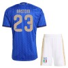 Italien Bastoni 23 Børn Hjemme VM 2026 - Fodboldtrøjer (S/S)