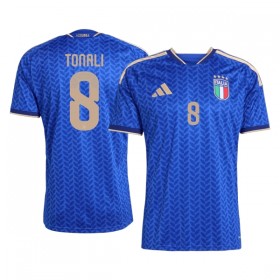 Italien Tonali 8 Hjemme VM 2026 - Fodboldtrøjer (S/S)
