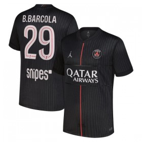 Paris Saint-Germain B. Barcola 29 Jordan Fjerde 2025-26 - Fodboldtrøjer (S/S)