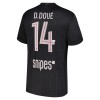 Paris Saint-Germain D. Doue 14 Jordan Fjerde 2025-26 - Fodboldtrøjer (S/S)