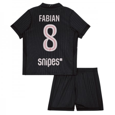 Paris Saint-Germain Fabian 8 Jordan Børn Fjerde 2025-26 - Fodboldtrøjer (S/S)