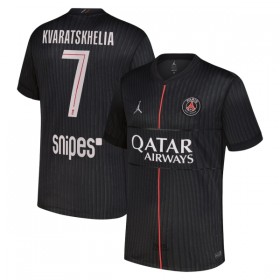Paris Saint-Germain Kvaratskhelia 7 Jordan Fjerde 2025-26 - Fodboldtrøjer (S/S)