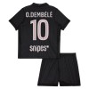 Paris Saint-Germain O. Dembele 10 Jordan Børn Fjerde 2025-26 - Fodboldtrøjer (S/S)
