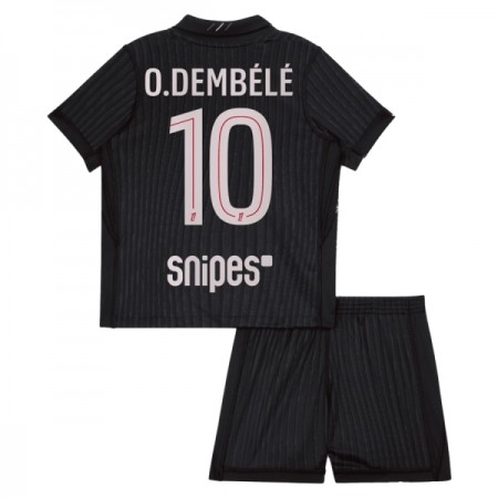 Paris Saint-Germain O. Dembele 10 Jordan Børn Fjerde 2025-26 - Fodboldtrøjer (S/S)