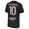 Paris Saint-Germain O. Dembele 10 Jordan Fjerde 2025-26 - Fodboldtrøjer (S/S)