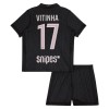 Paris Saint-Germain Vitinha 17 Jordan Børn Fjerde 2025-26 - Fodboldtrøjer (S/S)